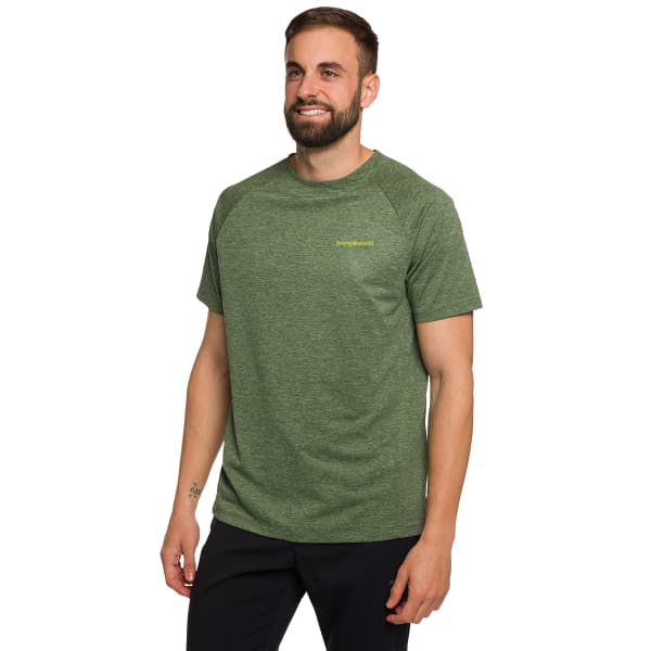 T-shirt randonnée TRANGOWORLD BIBANE BRONZE GREEN/DARK CITRON