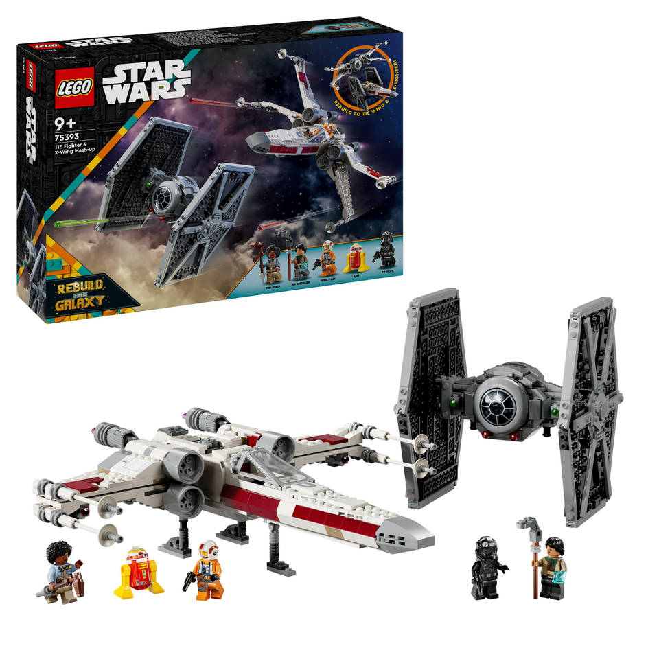 LEGO Star Wars TIE Fighter en X-wing combi 75393