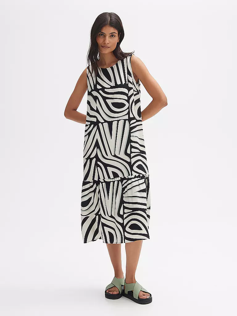 OPUS Midikleid WICY OASIS schwarz