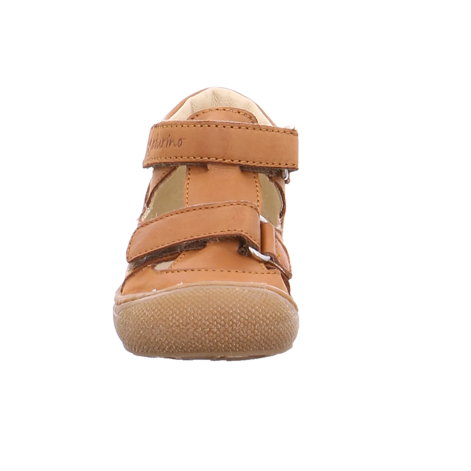 NATURINO Baby-Sommer-Bottine Cognac Leder  Unisex Minilette