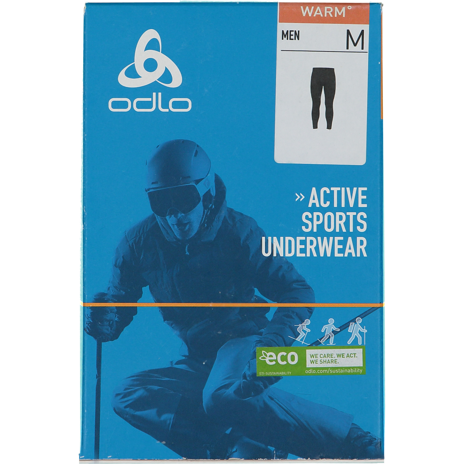 Odlo Active Warm Herren-Thermohose Bottom Long L, schwarz