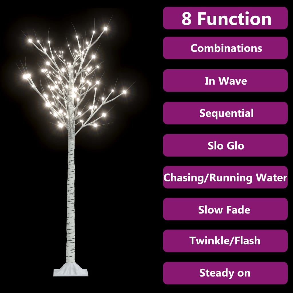 Sapin de noël 140 led blanc froid saule 1,5 m int/ext