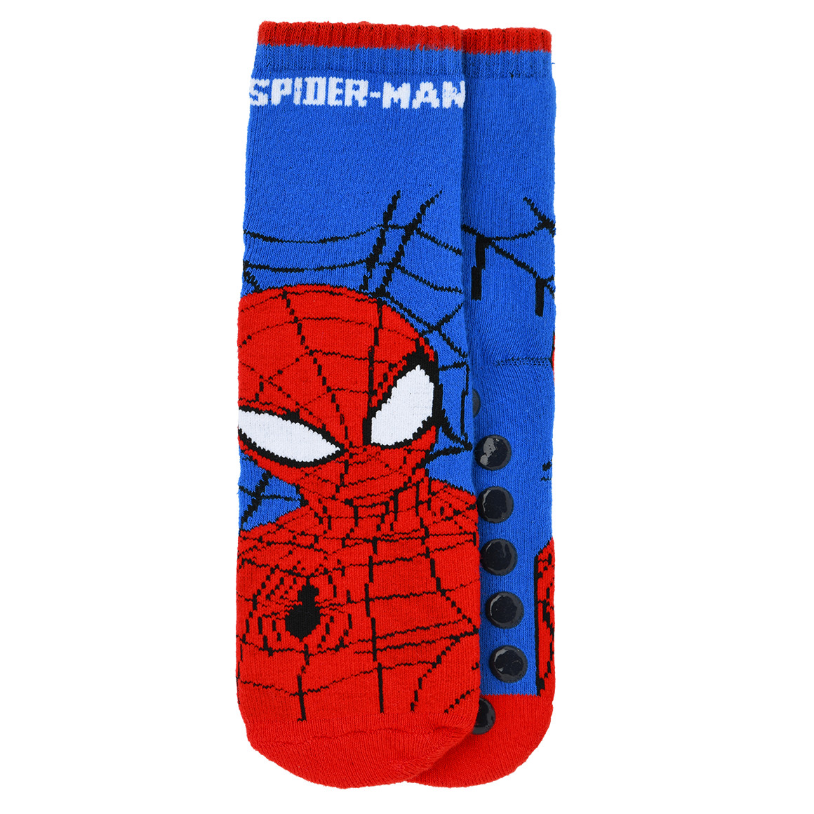 Topolino 2 Paar MARVEL Spider-Man Stoppersocken im Set blau / rot / dunkelblau