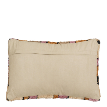 Kussen graphic roze 55 x 35 cm