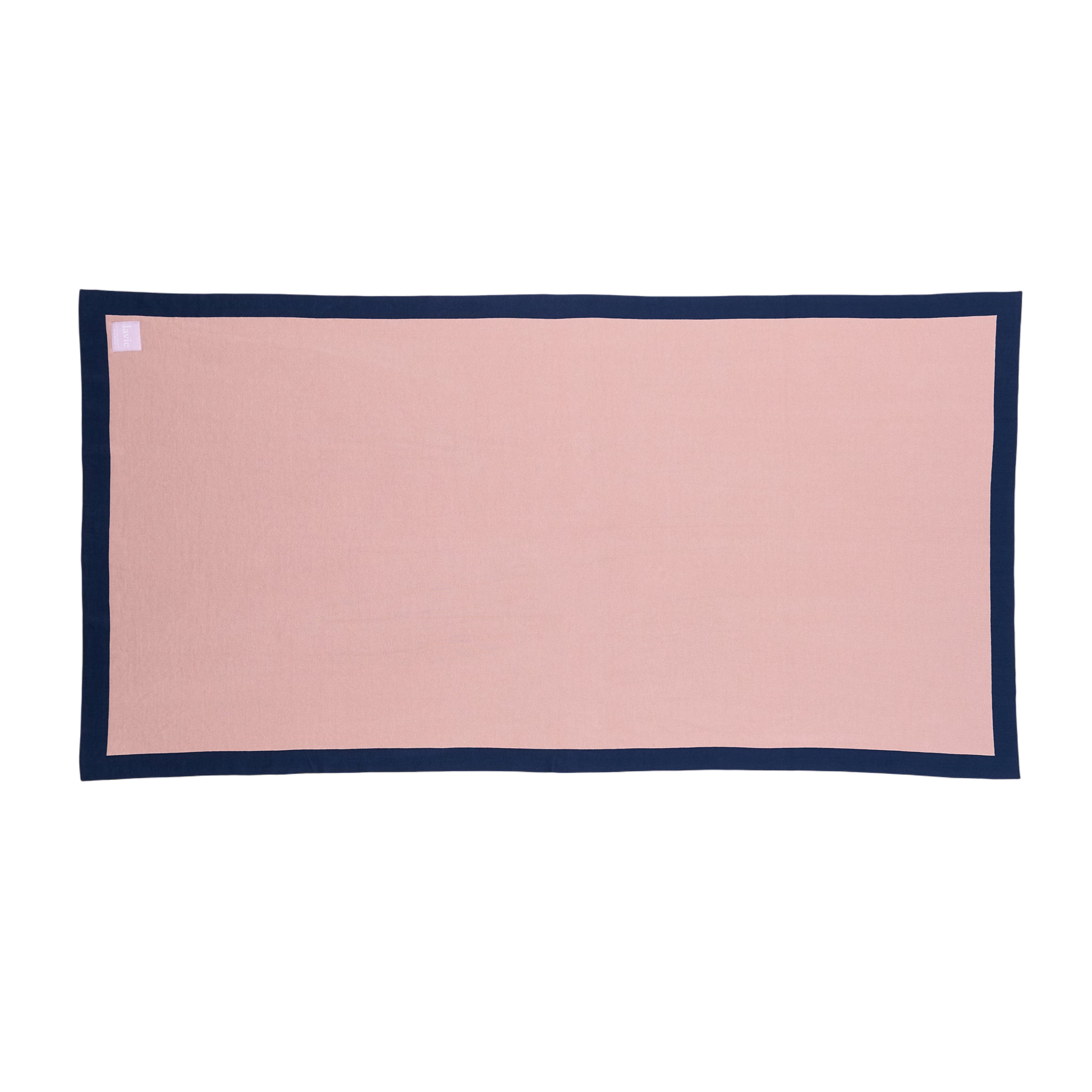 Wohndecke Lolla Dark Ash Rose/Indigo, Plaid 125x170 cm