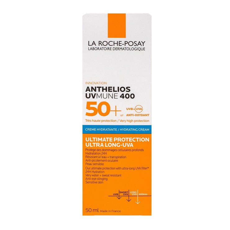 Anthelios Uvmune 400 crème solaire visage parfumée SPF50+ 50ml