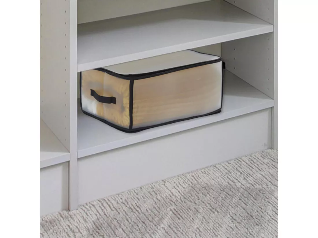 Boite de rangement 52x35x19 cm souple pour linge RION transparente