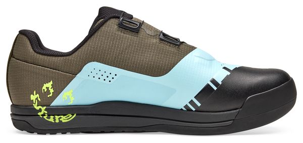 Chaussures VTT Fox Union Edition Limitée Boa Khaki/Bleu