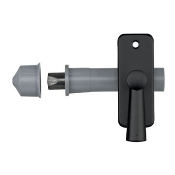 AXA inboorgrendel doornmaat 50mm zwart incl sluitkom
