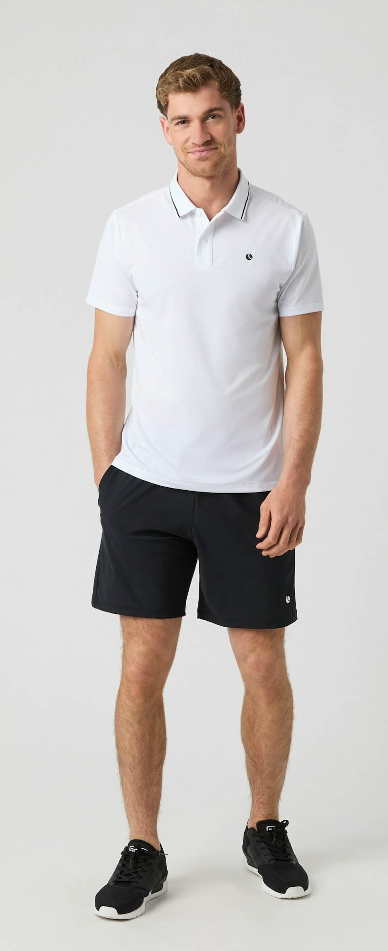 Ace Polo Shirt Herre WE001/Brilliant White
