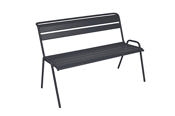 Banc de jardin Fermob Monceau carbone