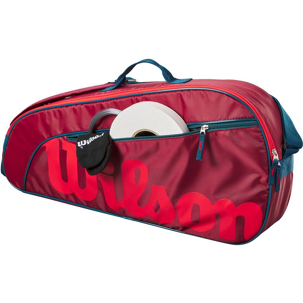 Wilson Junior 3 Pack Tennistasche rot
