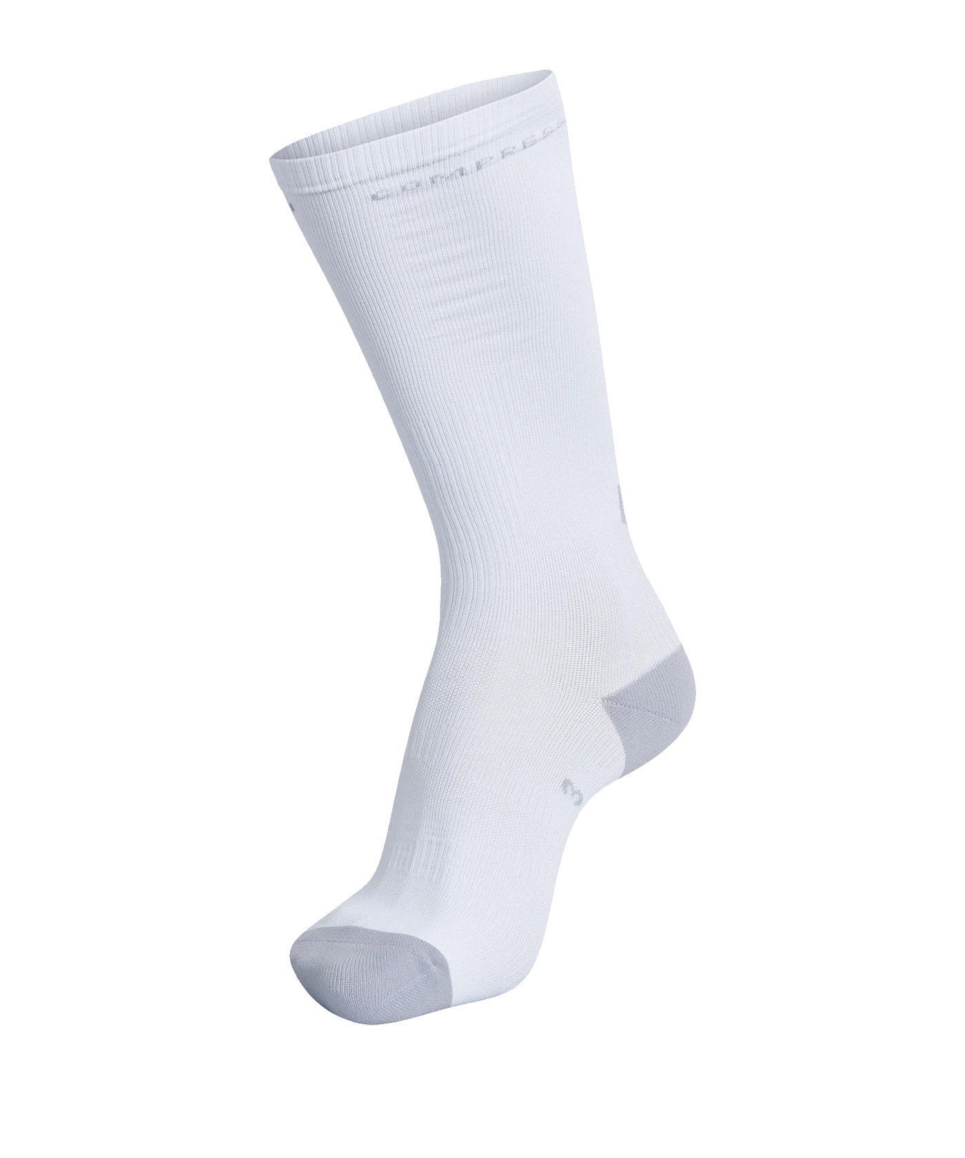 Hummel Elite Compression Sock Socken Weiss F9077