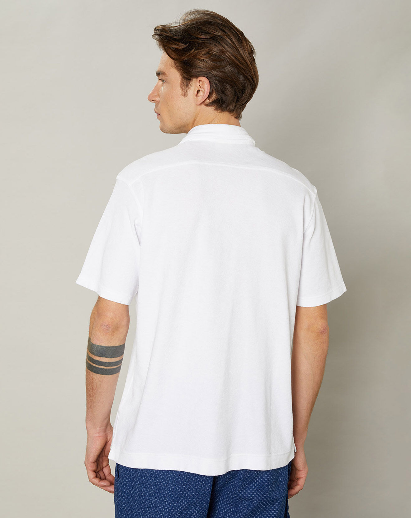 Hartford Polo chemise en Eponge blanc