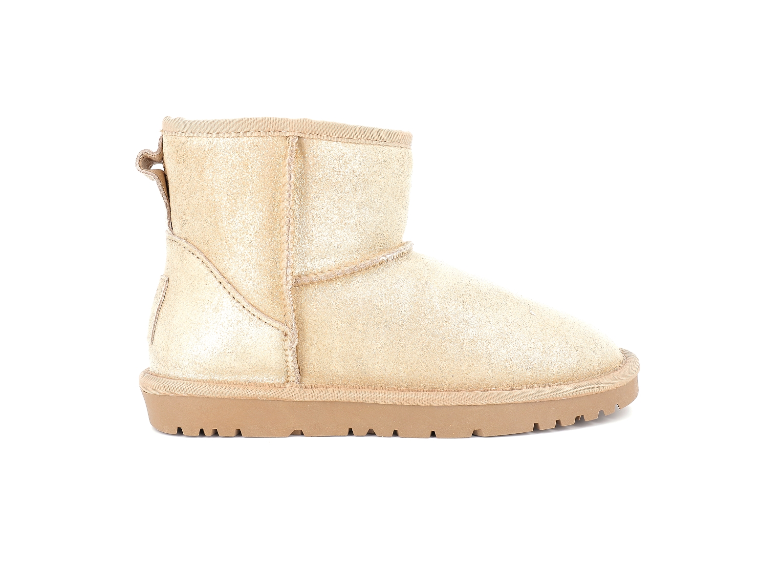 Kelara  shoes-K21212 Nubuck Beige Metal