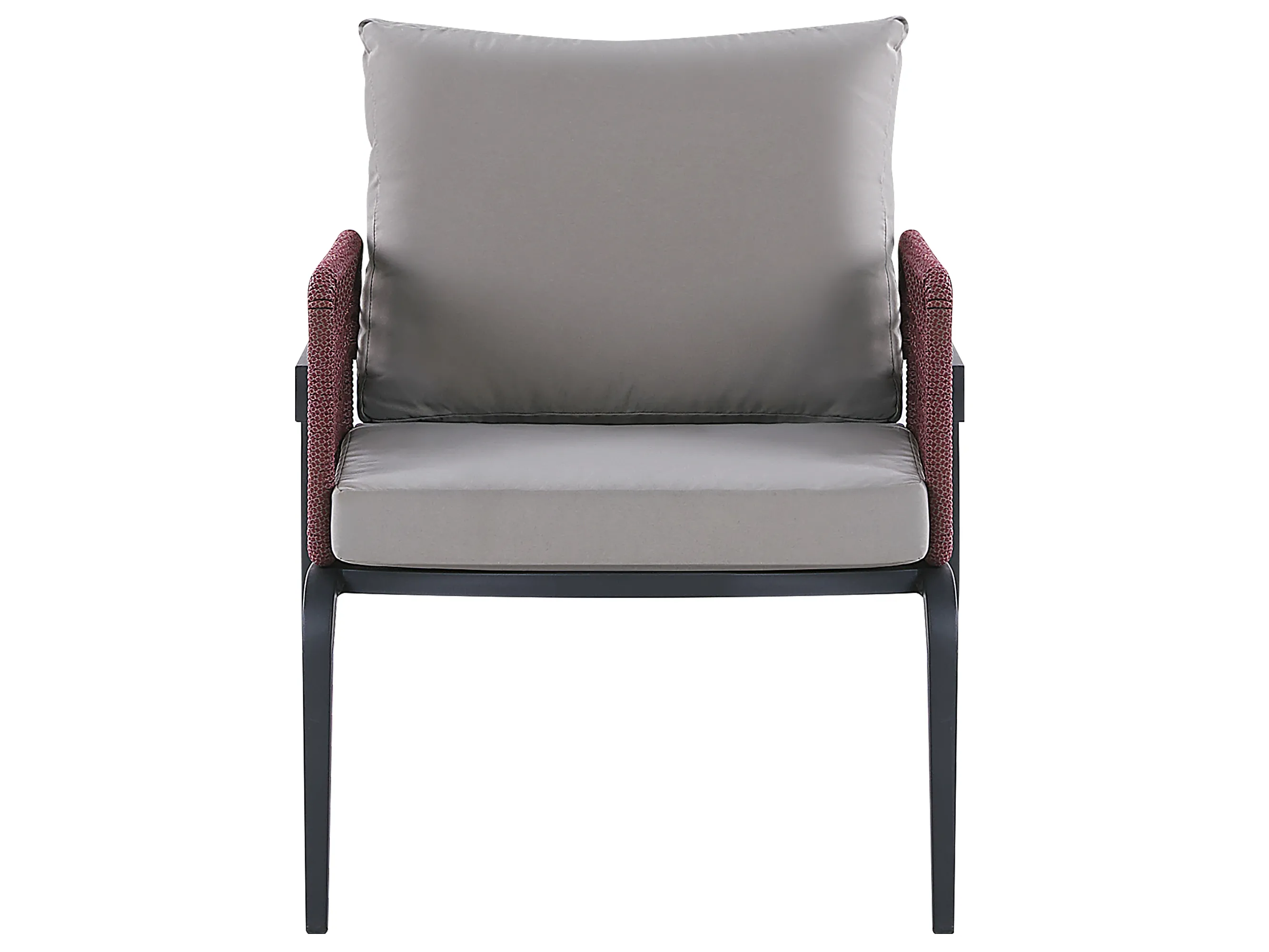 Loungeset met tafel 4-zits SCIACCA Metaal Grijs