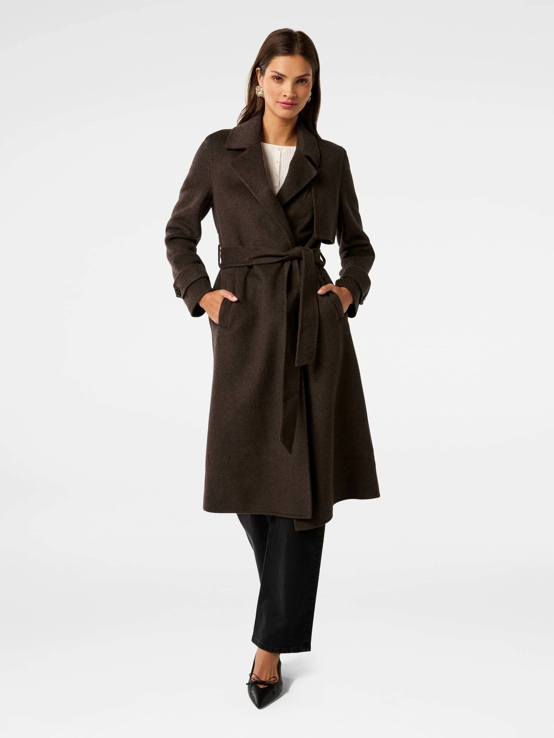 Forever New Elise Felled Trench Coat