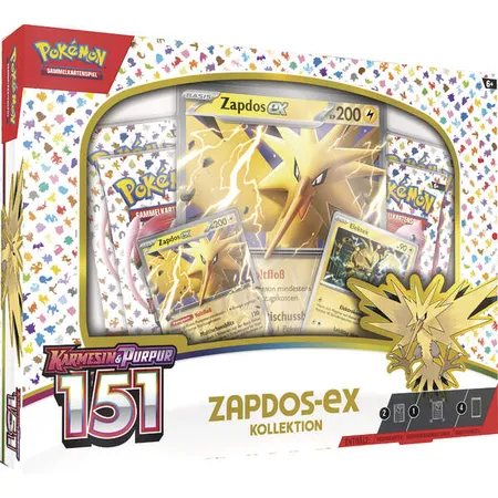 Pokemon Kollektion Karmesin & Purpur – 151: Zapdos‑ex