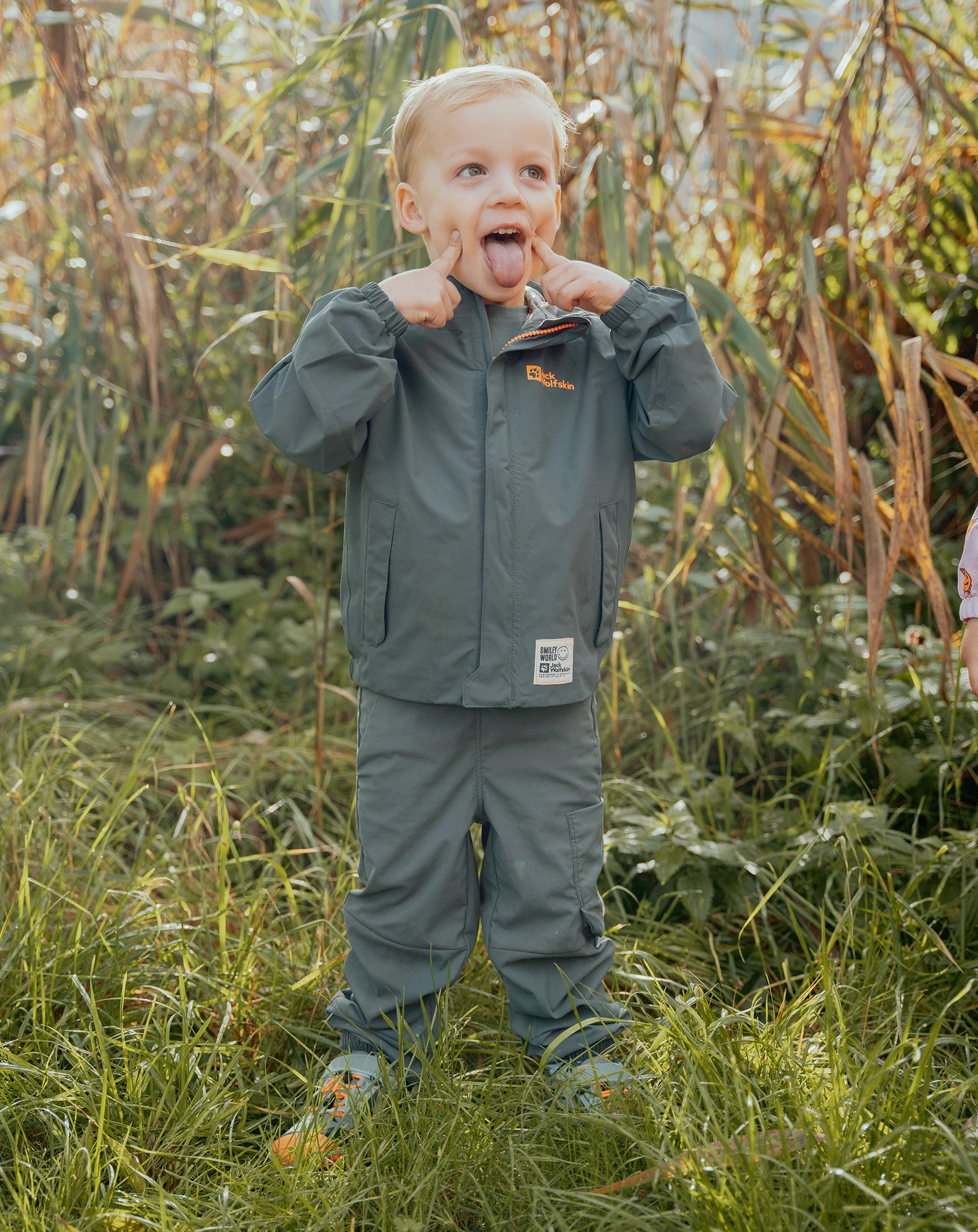 Funktionsjacke SMILEYWORLD in slate green