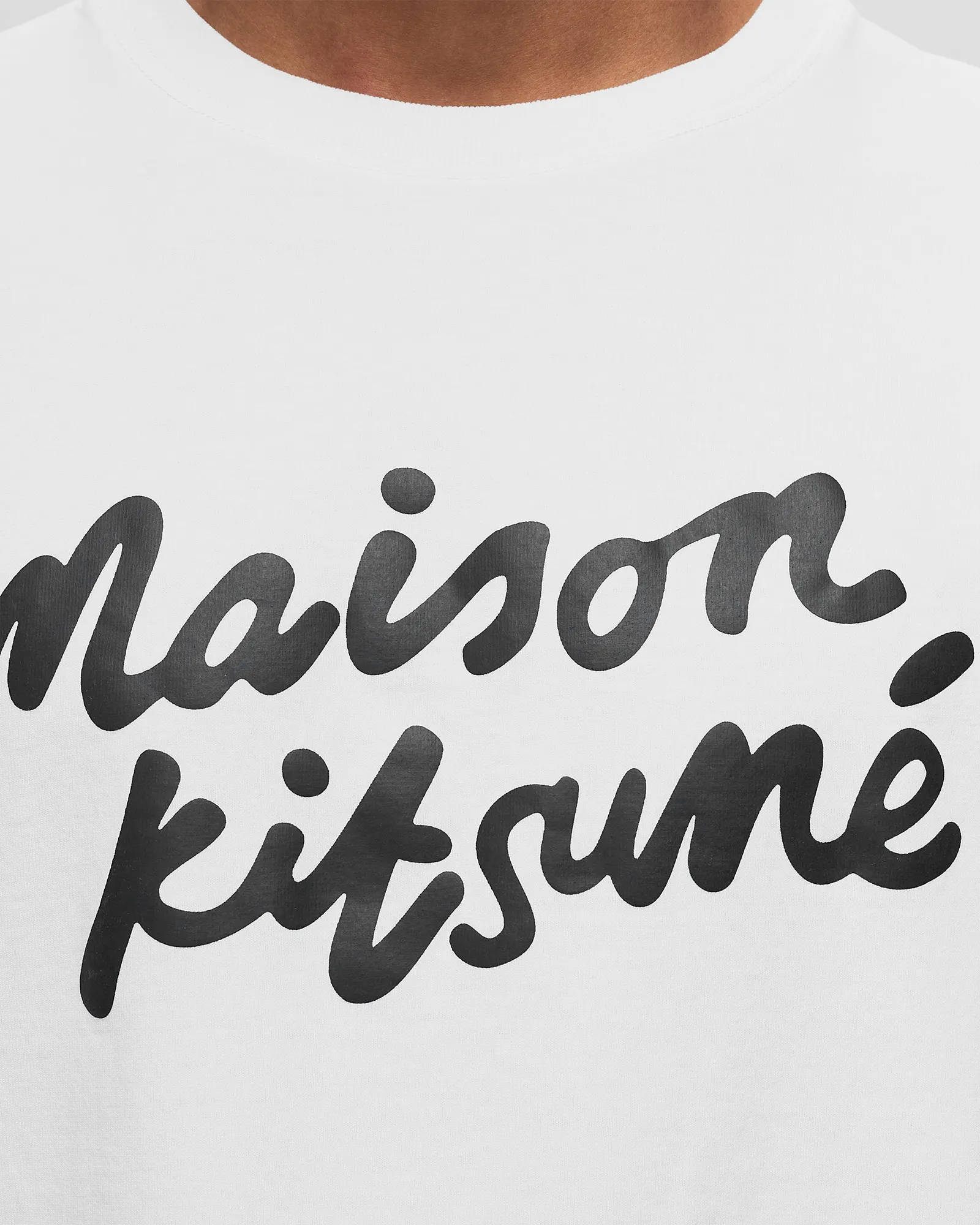 Maison Kitsune MAISON KITSUNE HANDWRITING COMFORT TEE-SHIRT