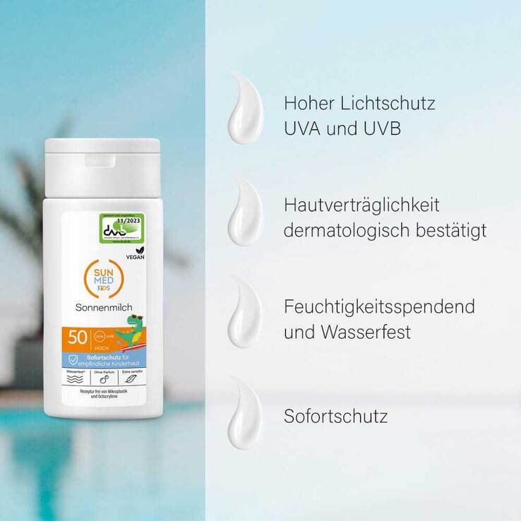 Sun Med Sonnenmilch Kids LSF 50, 200 ml