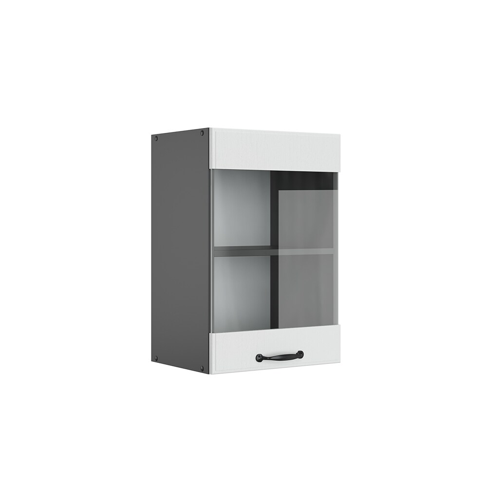 Vicco Hängeglasschrank 40 cm Anthrazit Küchenschrank Hängeschrank Küchenzeile R-Line