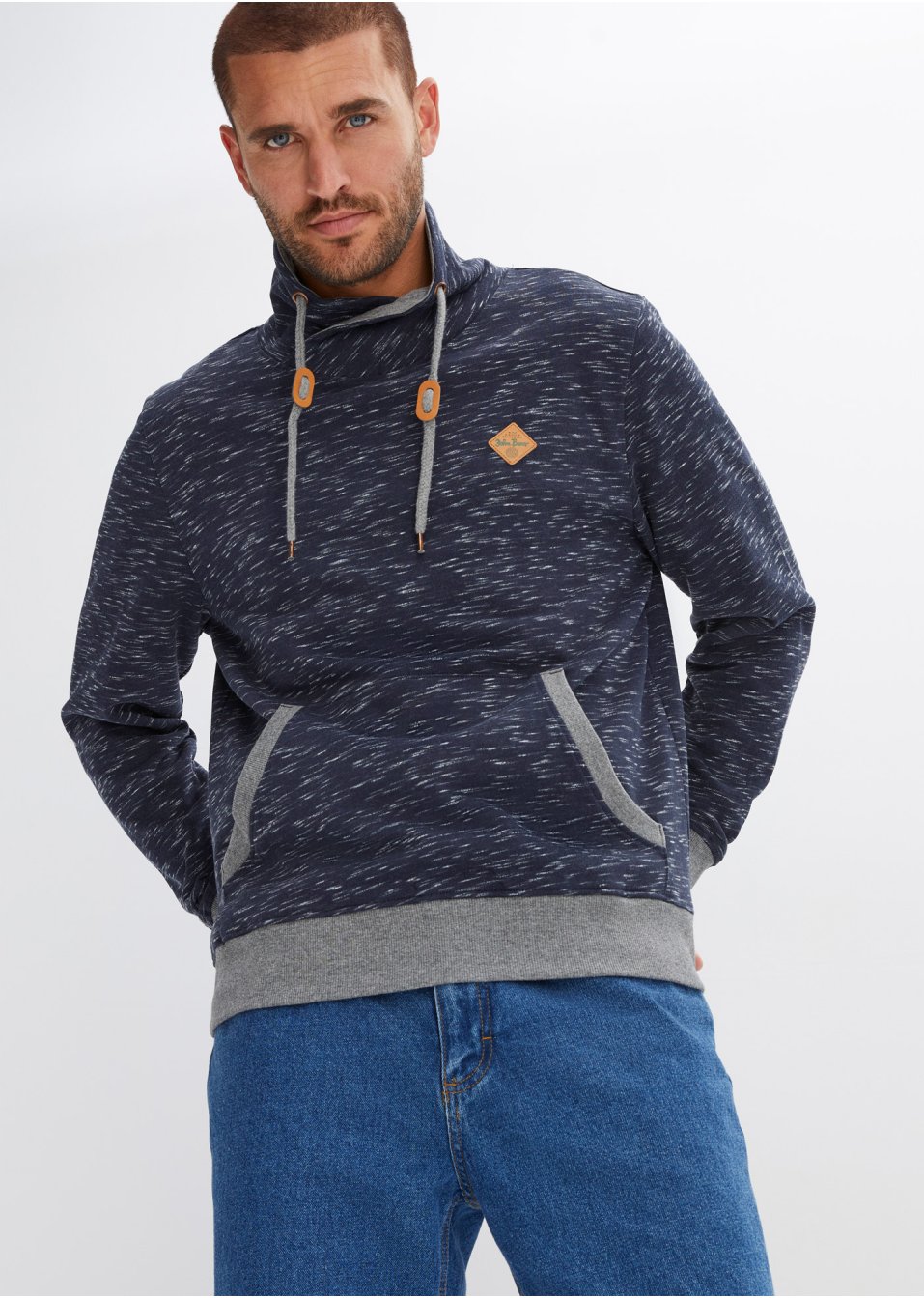Sweat-shirt avec col montant
