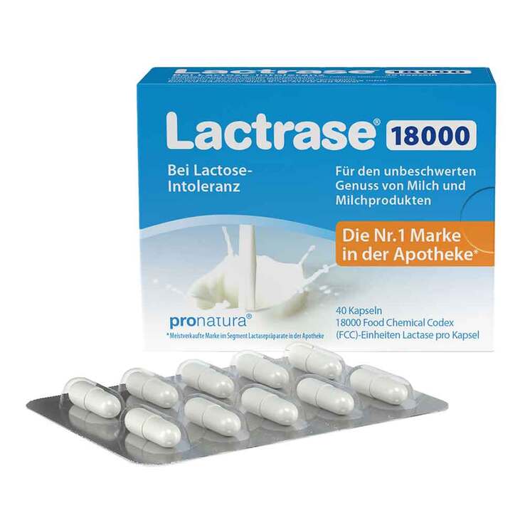 Lactrase 18.000 FCC Kapseln, 40 St