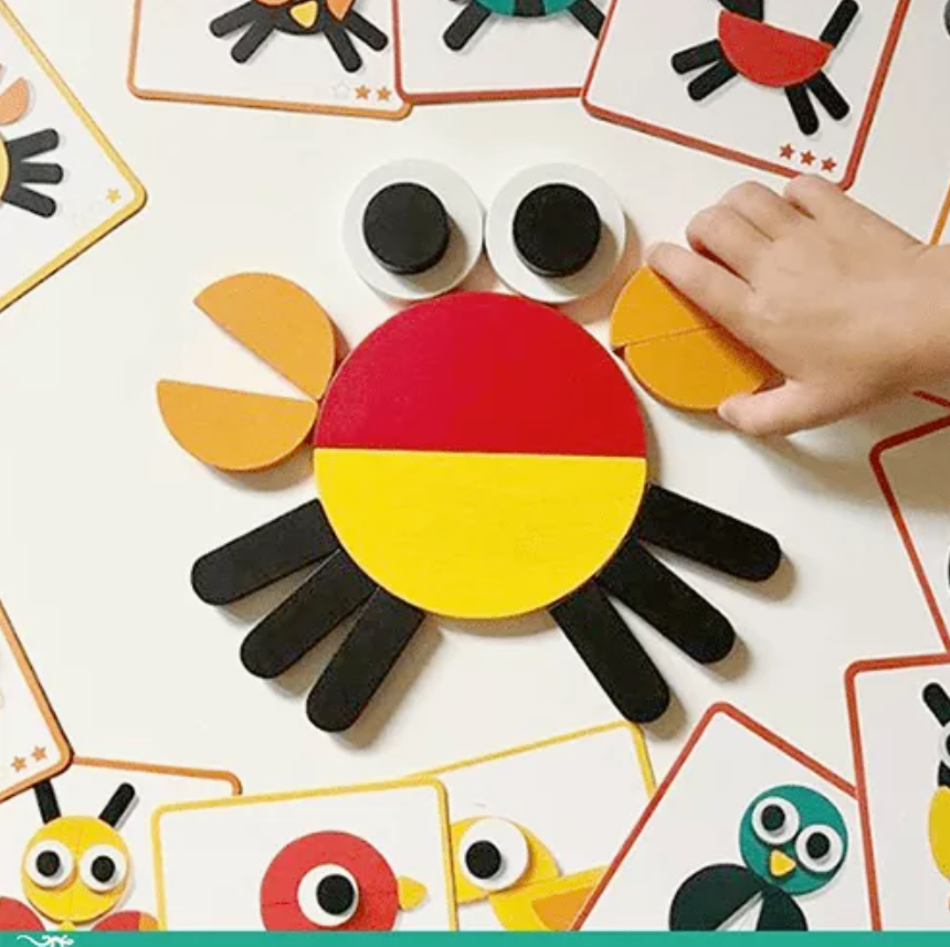 Djeco dj06432 Géoanimo blocks