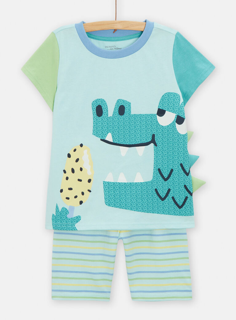 Pyjama phosphorescent animation crocodile pour garçon