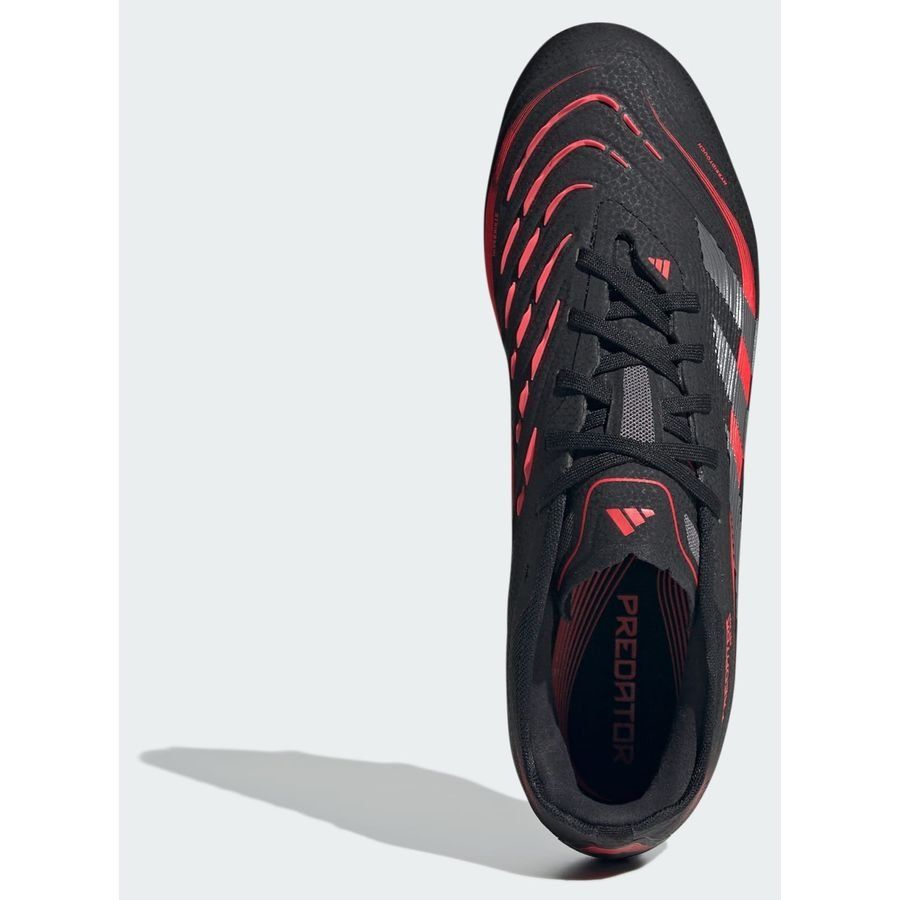 adidas Predator Pro FG Stealth Victory - Noir/Gris/Lucid Red
