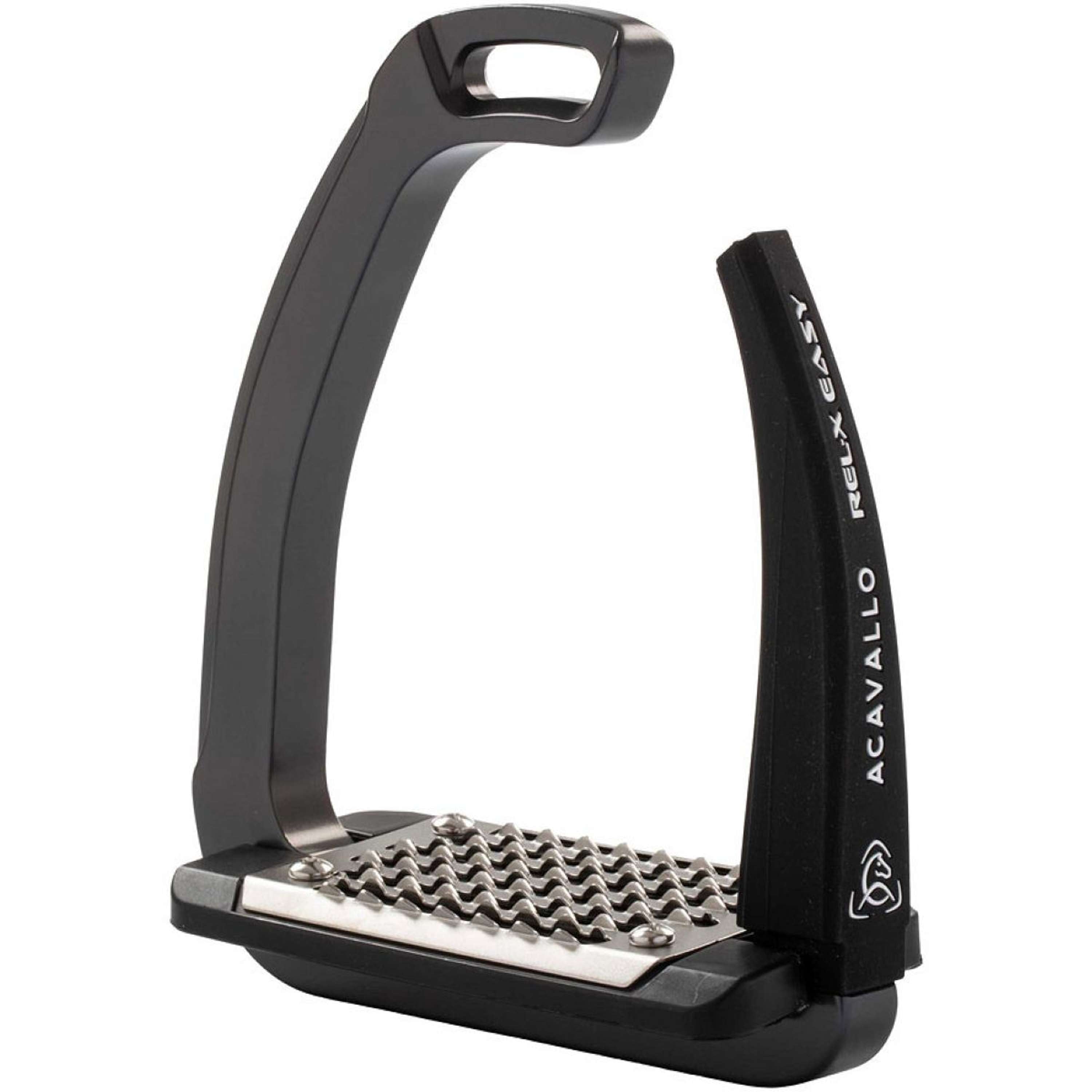 Acavallo Stijgbeugels REL-X Easy Charcoal/Zwart