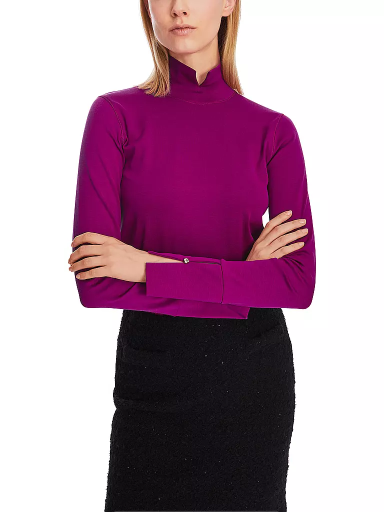 MARC CAIN Rollkragenpullover beere