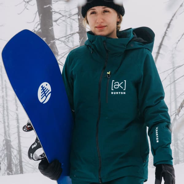Veste snowboard BURTON W AK GORE EMBARK JK DEEP EMERALD
