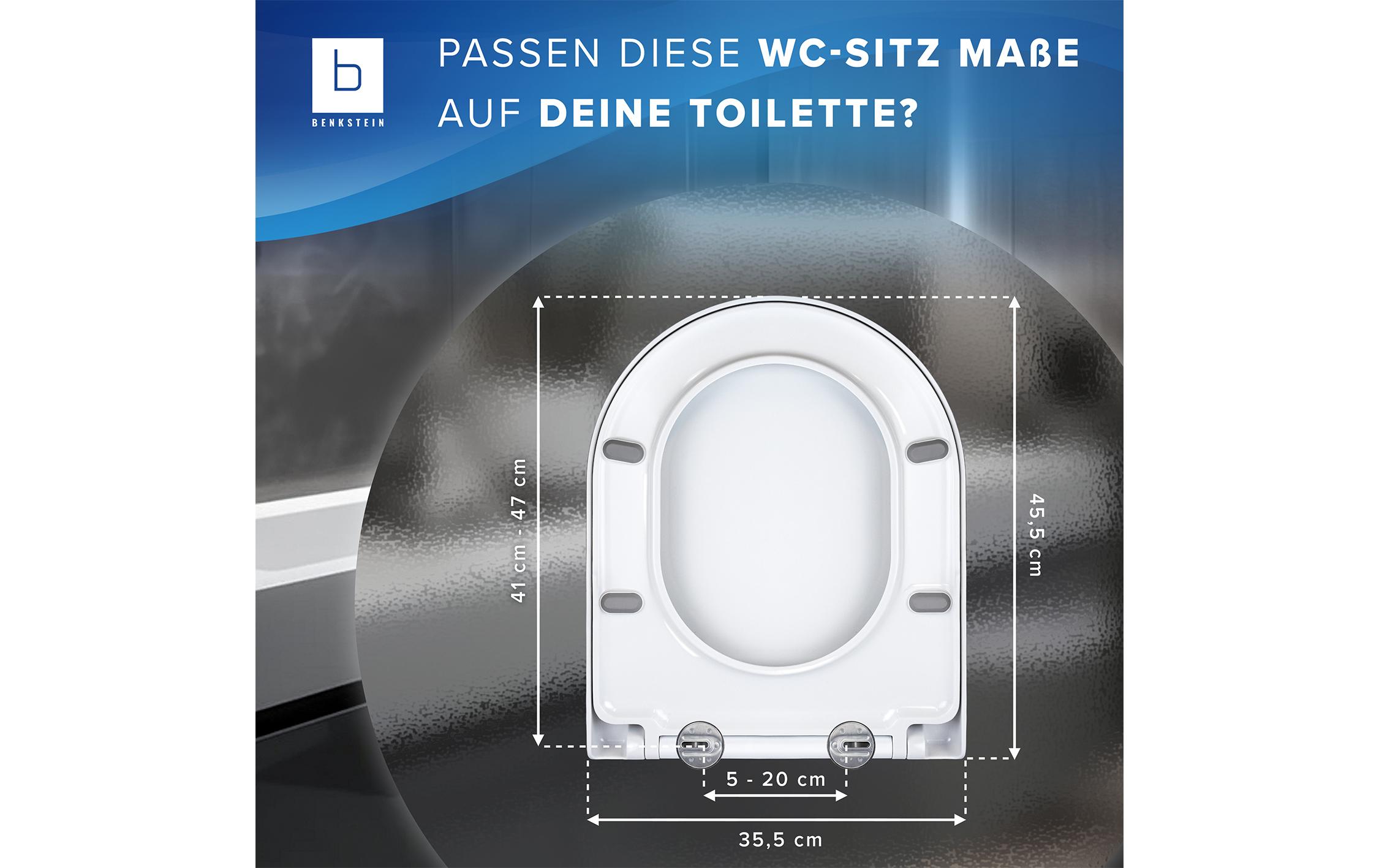 Toilettensitz D-FormWC-Sitz