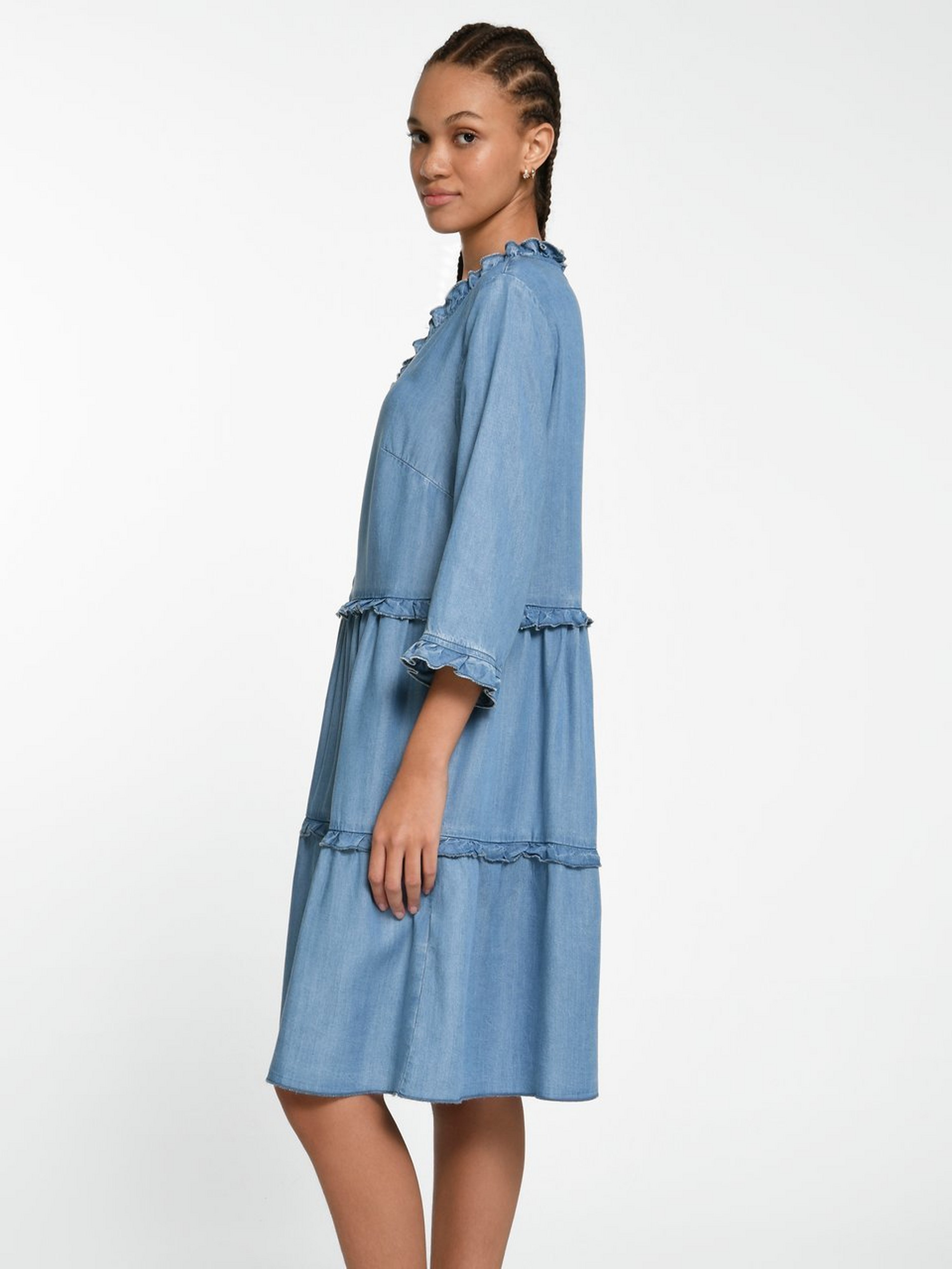 Kleid mit 3/4-Arm