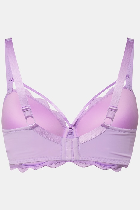 Bügel-BH, Softcups, Spitze, Zierbänder, Cup B - F