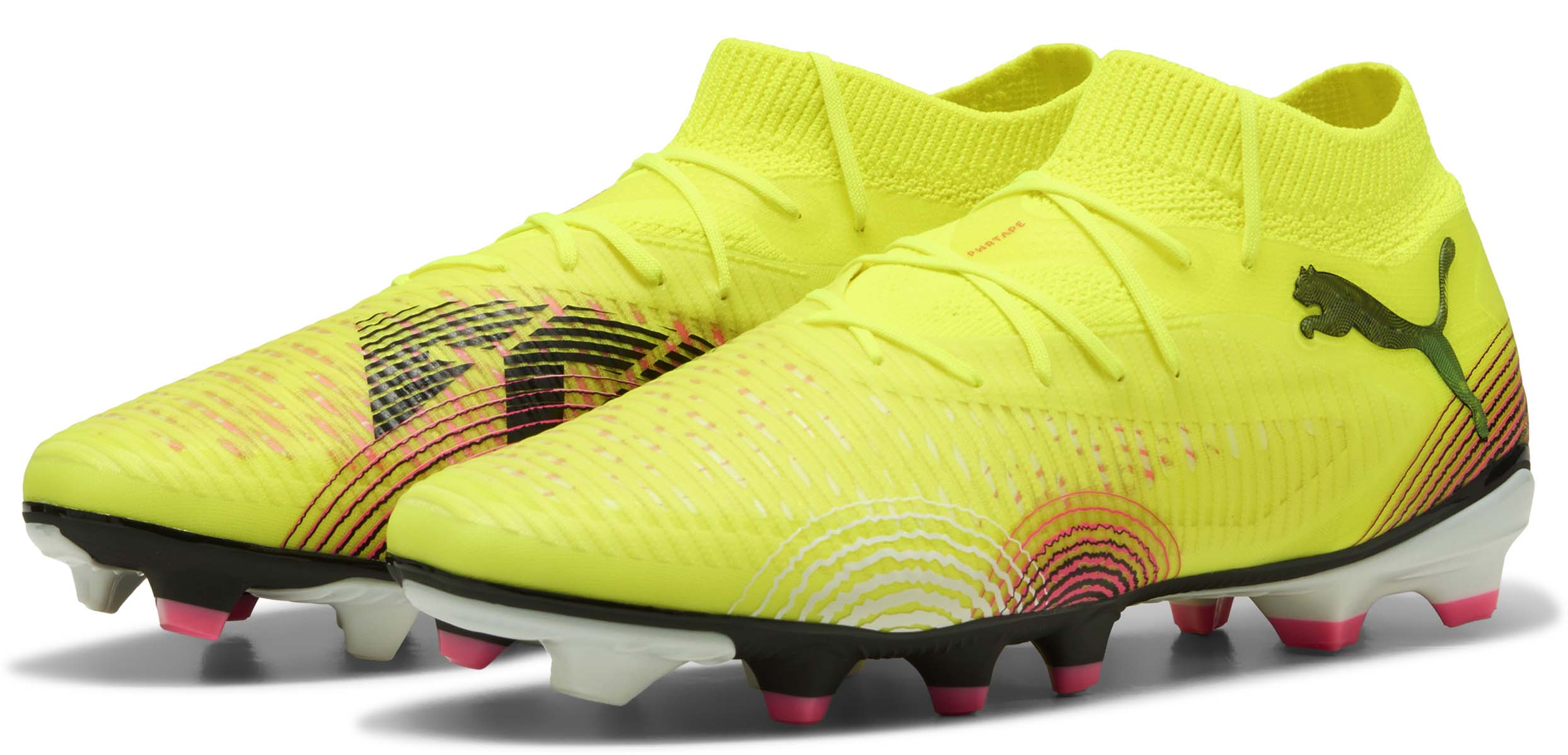 Future 8 Pro FG/AG Yellow Alert/PUMA Black/Sun Struck