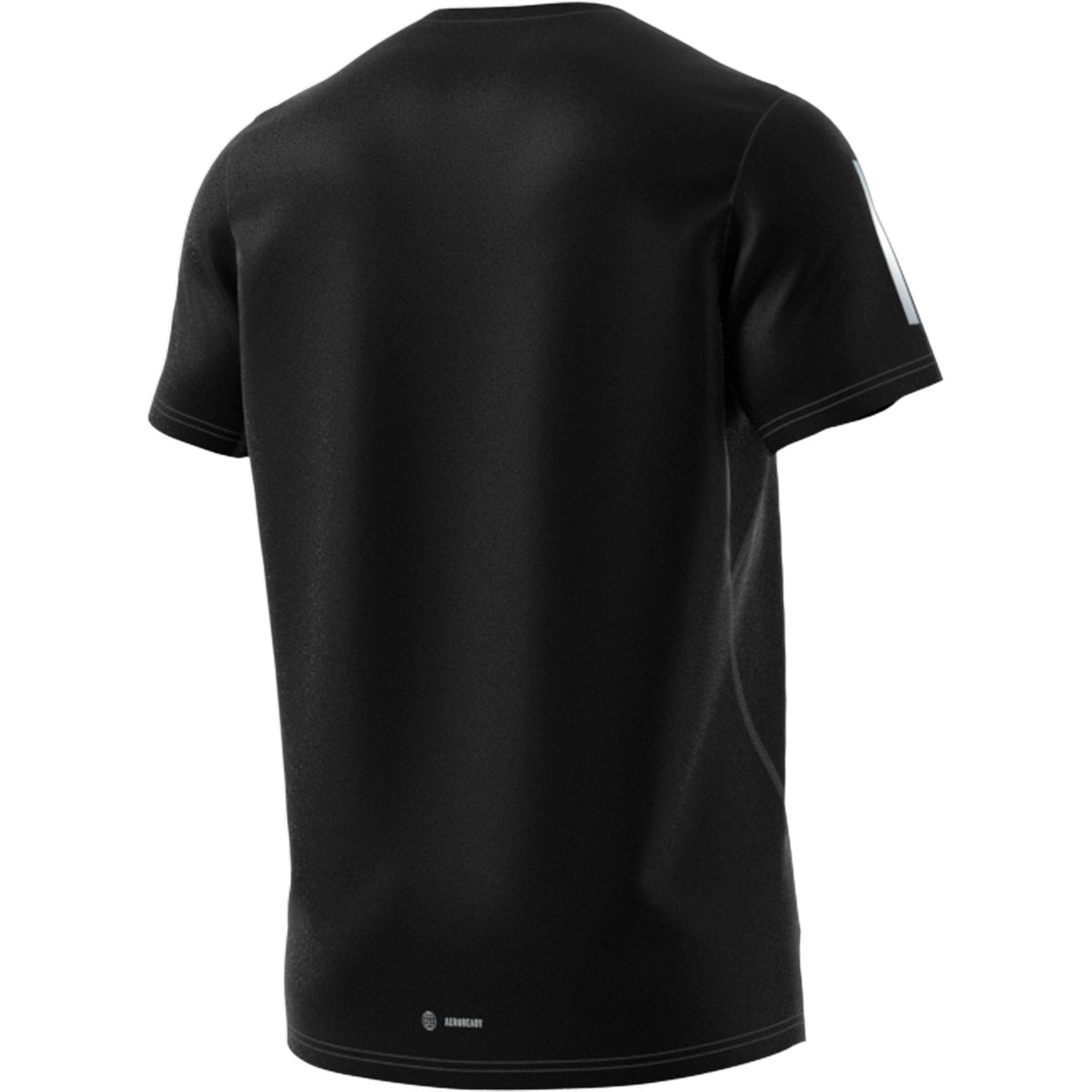 adidas Own The Run Hardloopshirt Korte Mouwen Zwart/Zilver Heren