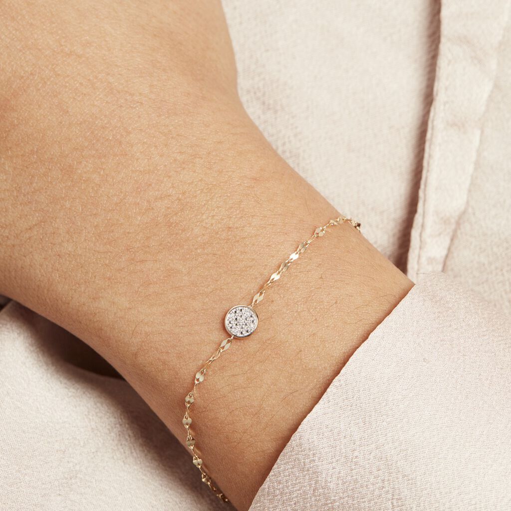 Bracelet Or Jaune Luminata Diamants