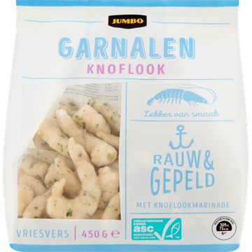 Jumbo Garnalen Knoflook 450 g