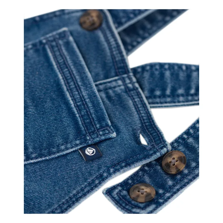 Petit Bateau Salopette Denim | Bleu
