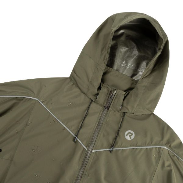 Rogelli Essential Commuter Unisex Regnjakke, Green
