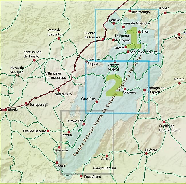 SIERRA DE SEGURA 1 40 000