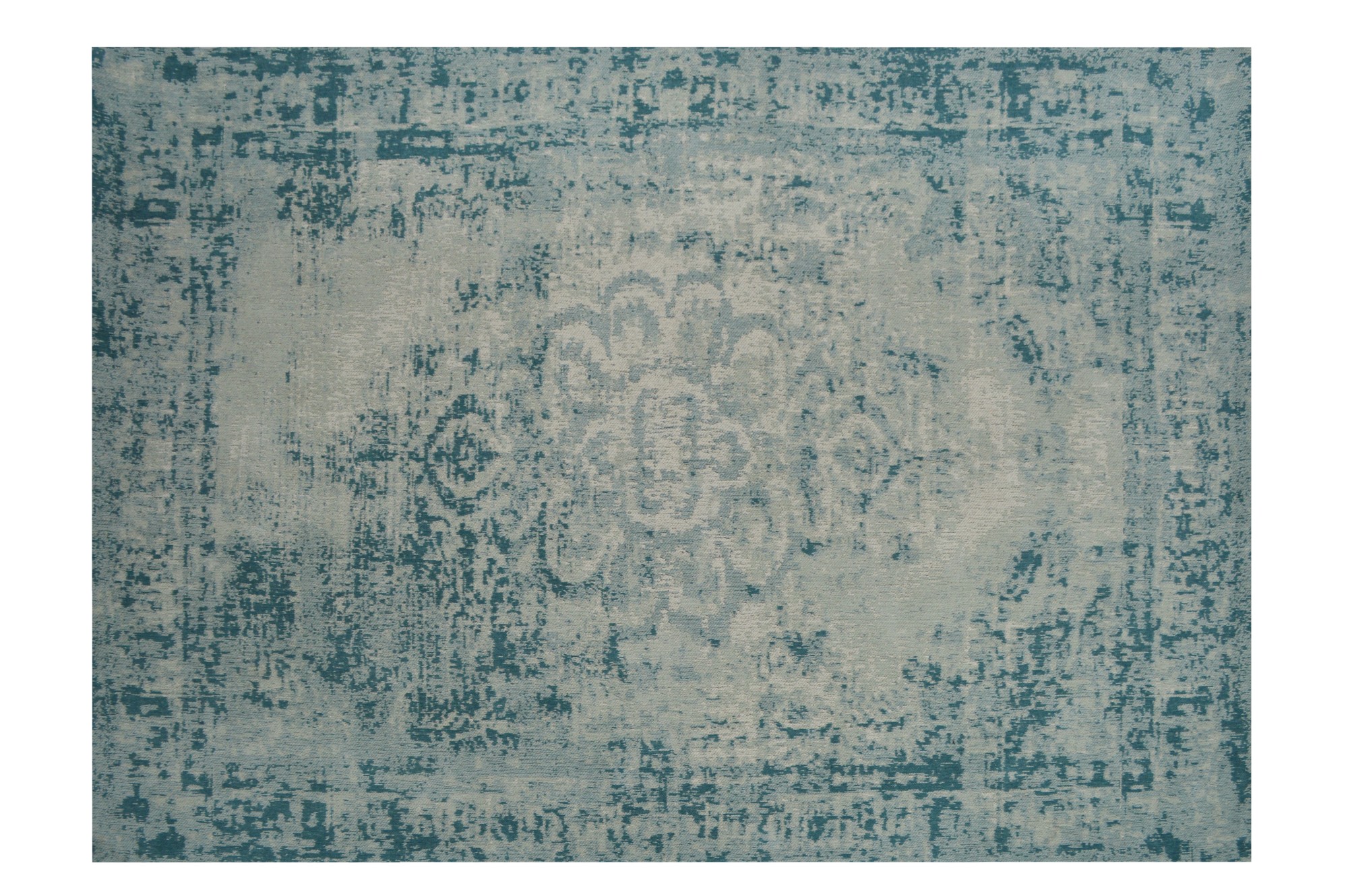 Teppich 'Mahani', cremeweiß, grüntöne, T 140 cm, B 200 cm von fischer's lagerhaus