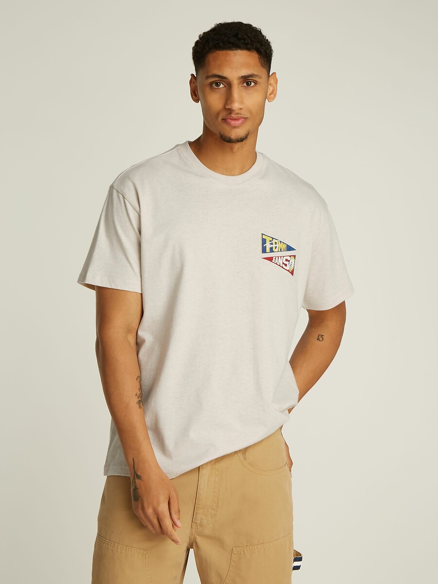 TOMMY JEANS<br>Camiseta folgada com logo nas costas