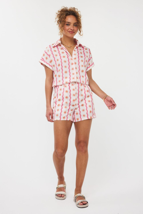 Ydence witte dames blouse