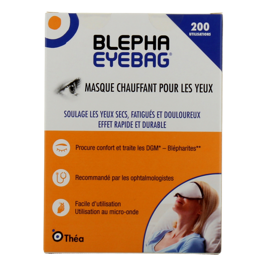 Blepha Eyebag masque yeux chauffant - Yeux secs, chalazion, blépharite