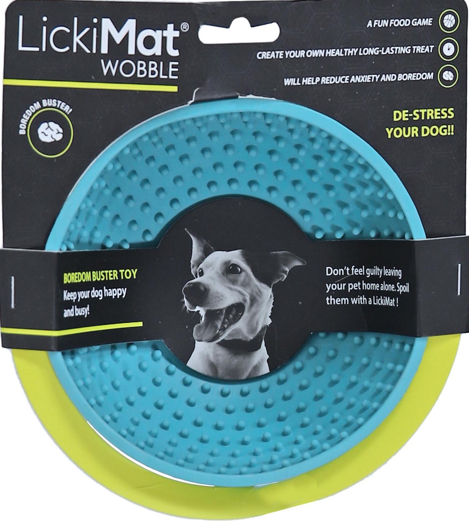 Lickimat likmat Wobble blauw D 17 H 8 cm