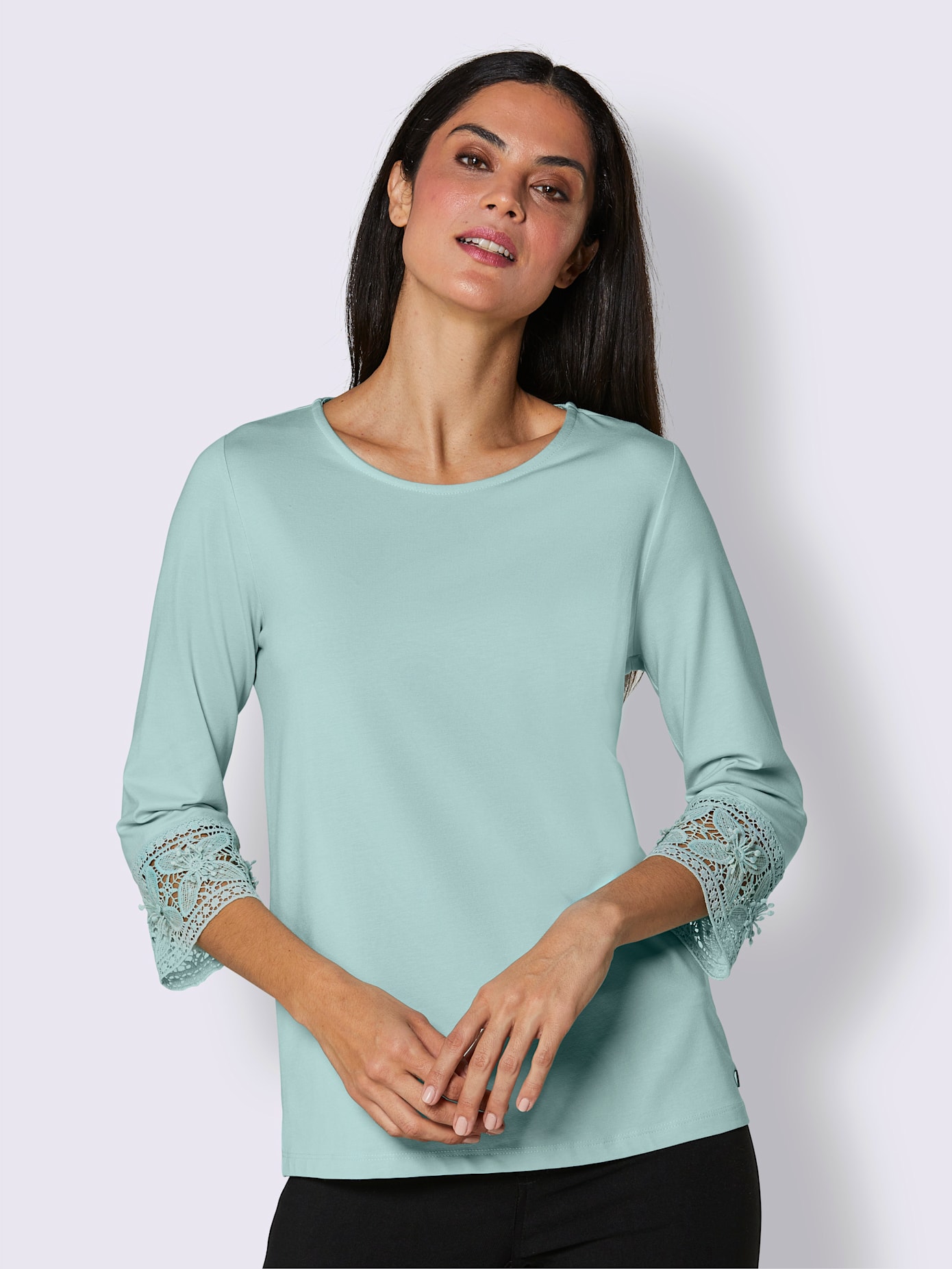 T-shirt en modal et coton 48% modal
